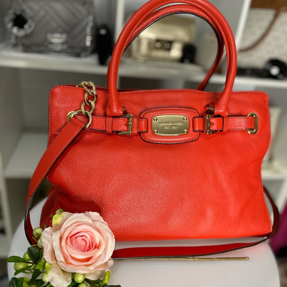 Preloved Michael Kors Hamilton Mandarin Handbag - Picture 2 of 11